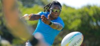 Cheta Emba is one of 7s players back in the 15s squad. Mike Lee KLC fotos for World Rugby.