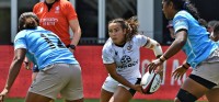 Olivia Ortiz looks for someone. David Hughes photo.