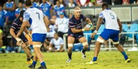 Scott LaValla for the USA against Samoa in 2015. David Barpal photo.