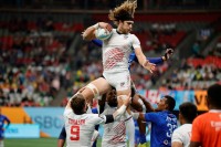 Joe Schroeder in the lineout. Mike Lee KLC fotos for World Rugby.