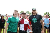 Andrew Evan got the game ball from MLR's Chicago Hounds at the Tier II final. Kourtney Jarvis photo.