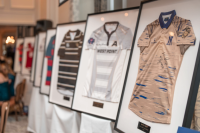 All Scholz Award winners have their signed jerseys on display at the Washington Athletic Club. Emilio Huertas photo.