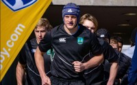 The Loggers takes the field. Daniel Usher-BC Rugby.