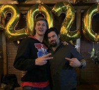 Wil Schroeder and Dave Snyder around New Year's 2020. Wil passed away before January was over.