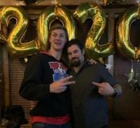 Wil Schroeder and Dave Snyder around New Year's 2020. Wil passed away before January was over.