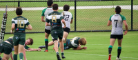 Woodlands scores vs Aztecas. Richard Clarke photo.