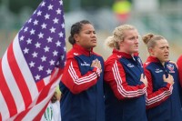 National Anthem, 2017 Rugby World Cup. Ian Muir photo.