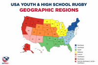 USA Youth & HS Regions.