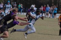 Zay Arrington scored three tries for UNC-Wilmington over the weekend.