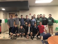 Zionsville seniors at the end-of-season banquet.