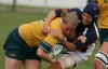Health Hale makes a tackle against Australia in the 2006 Rugby World Cup. Photo World Rugby.