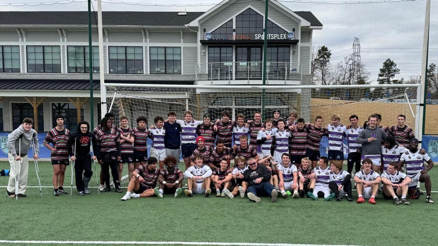 Capitals and South Meck players post-match.
