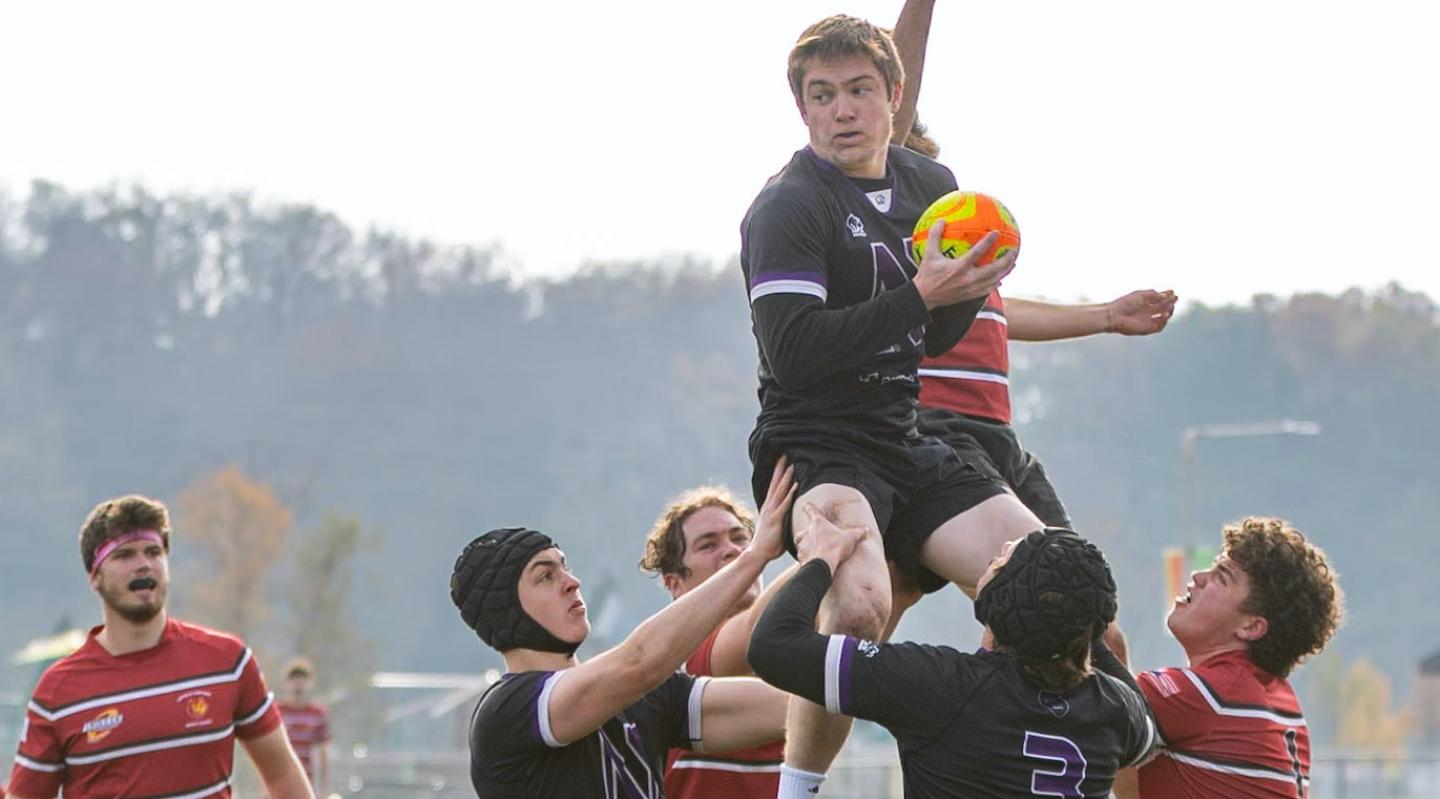 Northwestern wins a lineout in 2023.