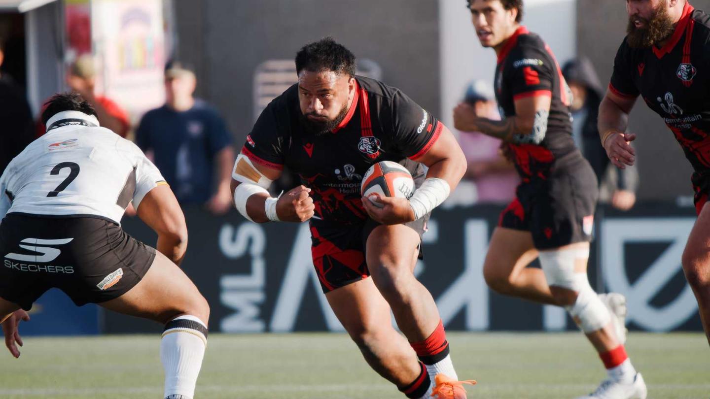 Tonga Kofe for the Utah Warriors. Photo Utah Warriors.