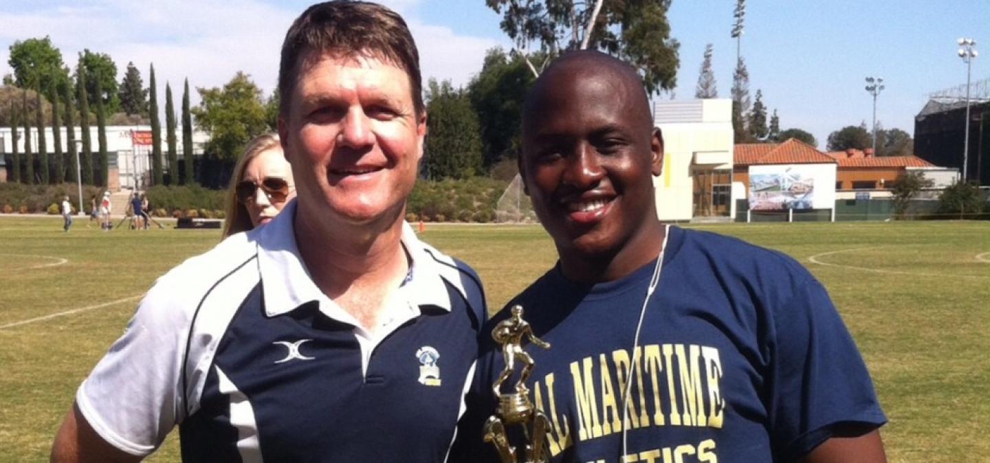 coach steve hiatt and pcc mvp michael mukuru coach steve hiatt and pcc mvp michael mukuru