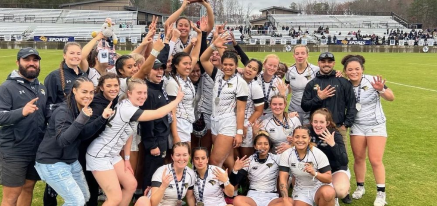 lindenwood women celebrating