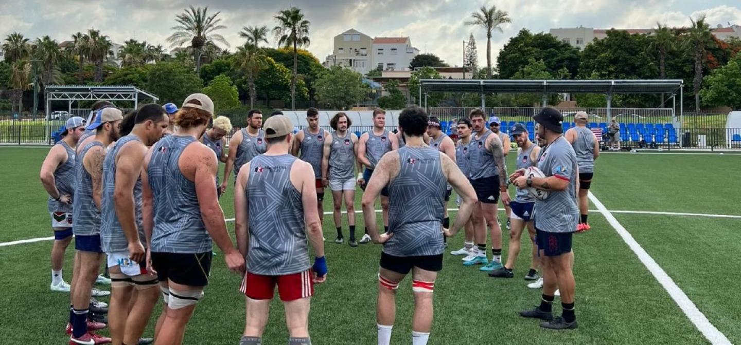 maccabiah team huddle 2022 maccabiah team huddle 2022