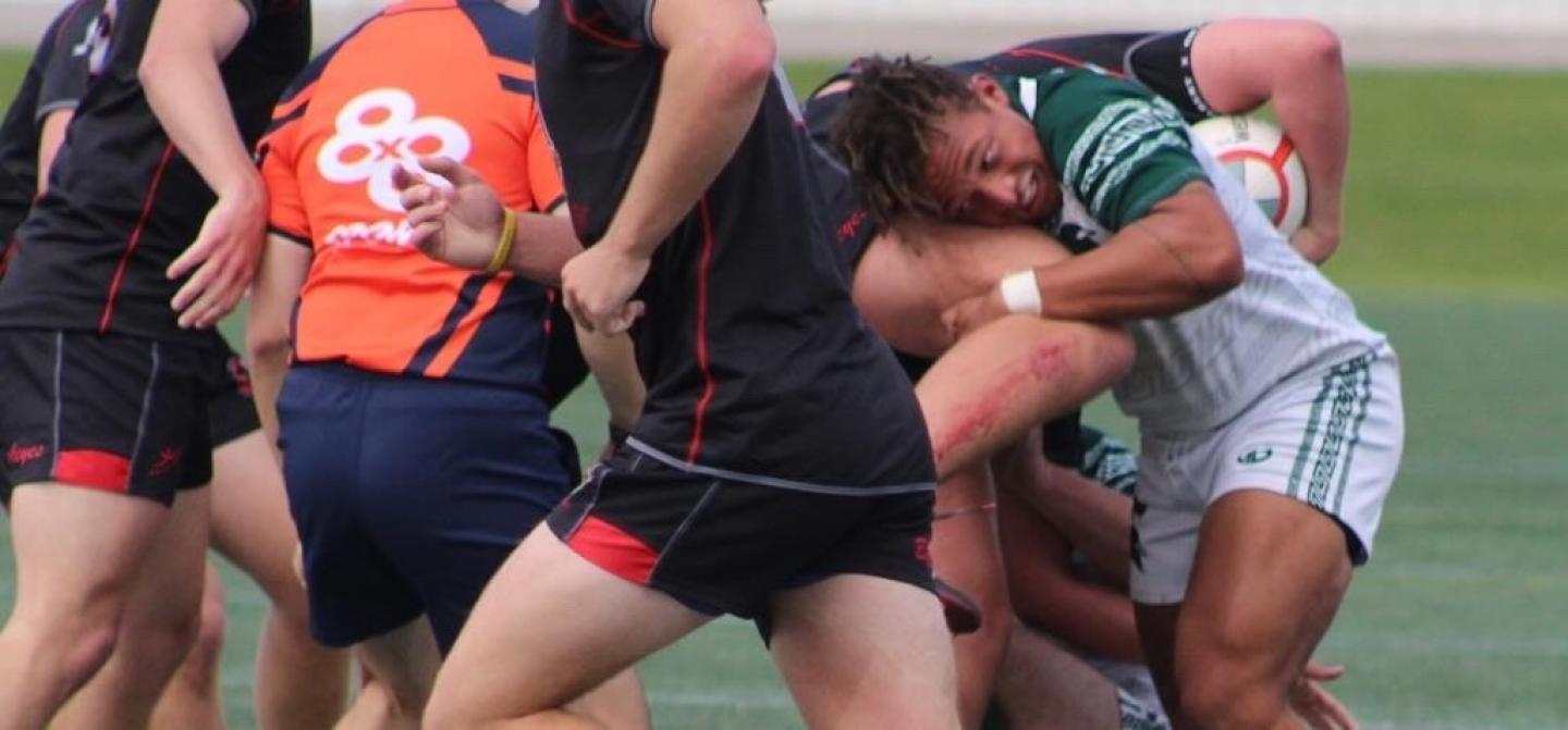 miles bell makes a tackle miles bell makes a tackle