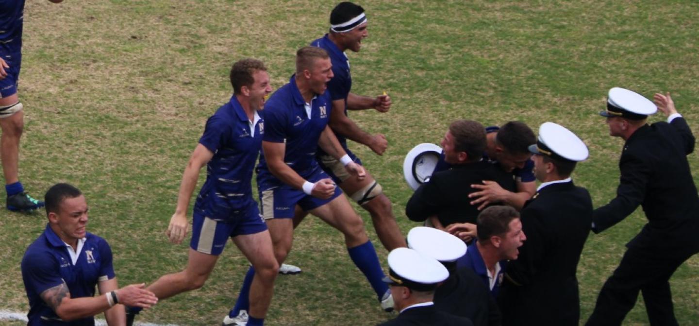 navy v lindenwood celebration alex goff navy v lindenwood celebration alex goff