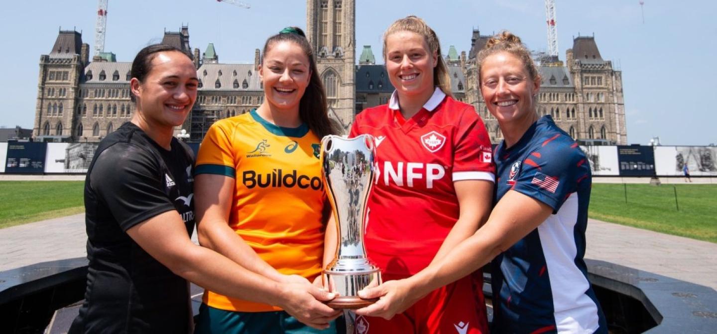 world rugby pacific four series captains photocall world rugby pacific four series captains photocall